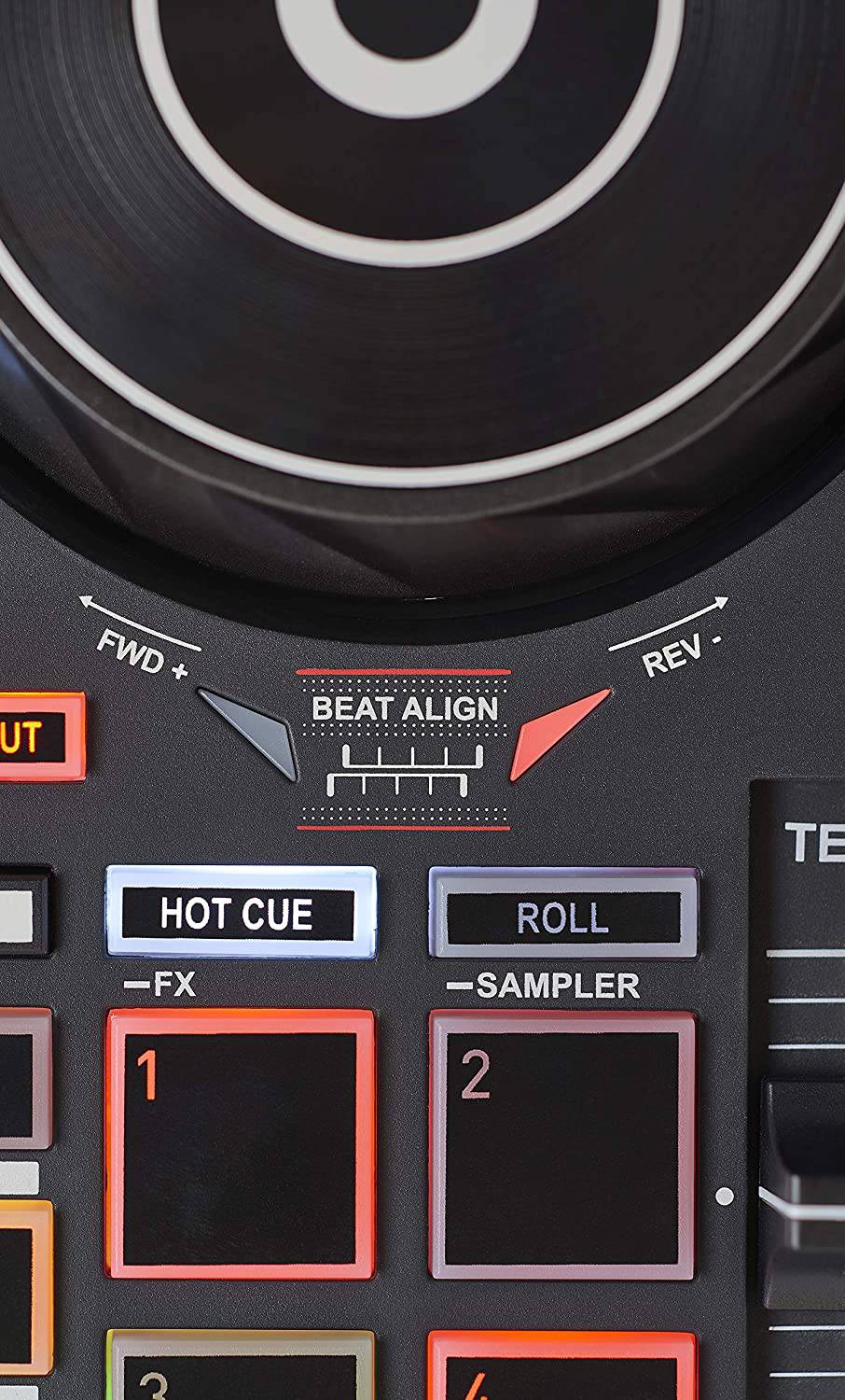 Hercules DJControl Inpulse 200 - Controlador de DJ con USB, ideal para principiantes aprendiendo a mezclar - 2 pistas con 8 pads y tarjeta de sonido - Software y tutoriales incluidos