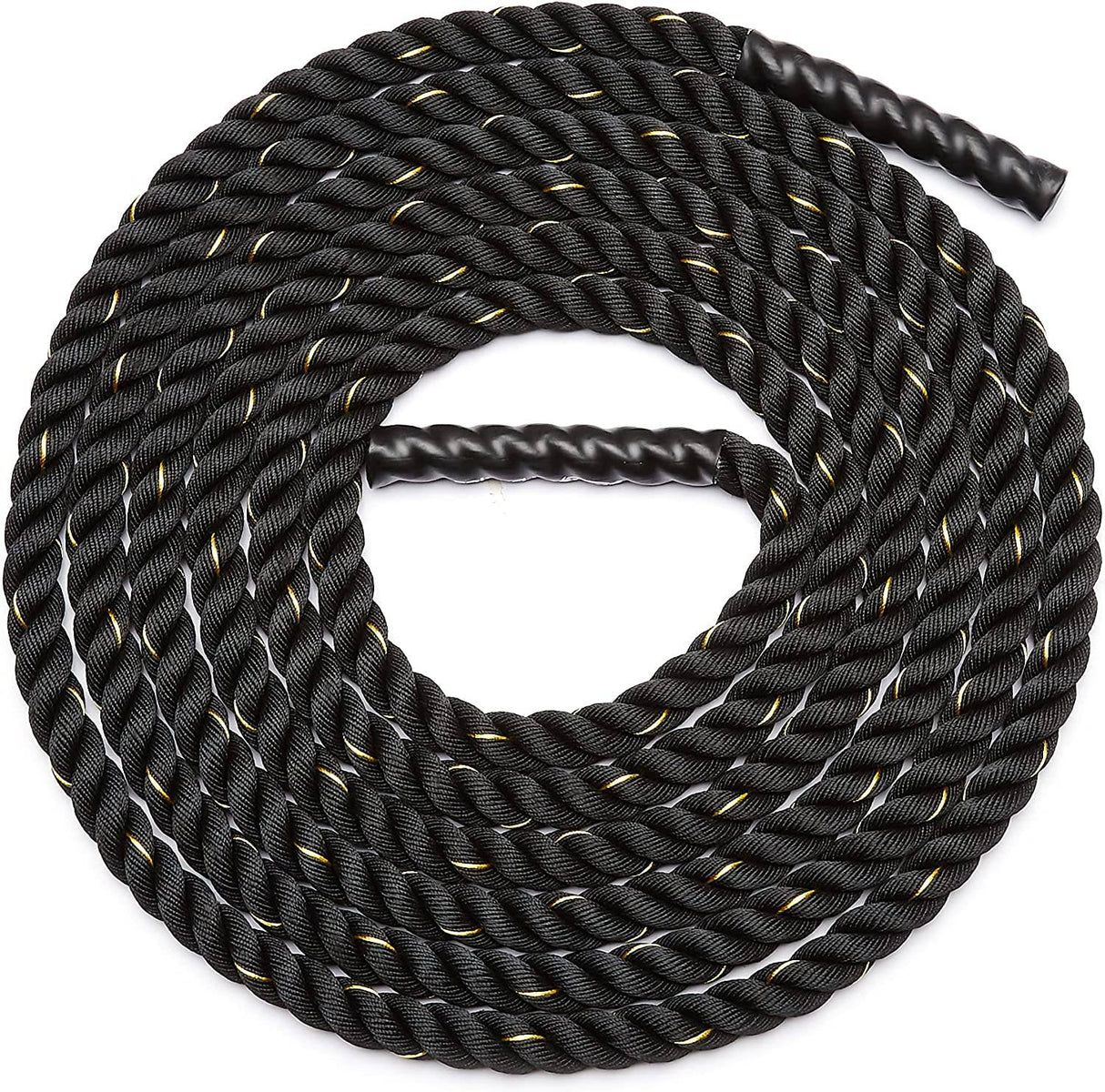 Amazon Basics - Cuerda de entrenamiento para ejercicios de batalla, 30/40/50 pies de largo, 1.5/2 pulgadas de ancho