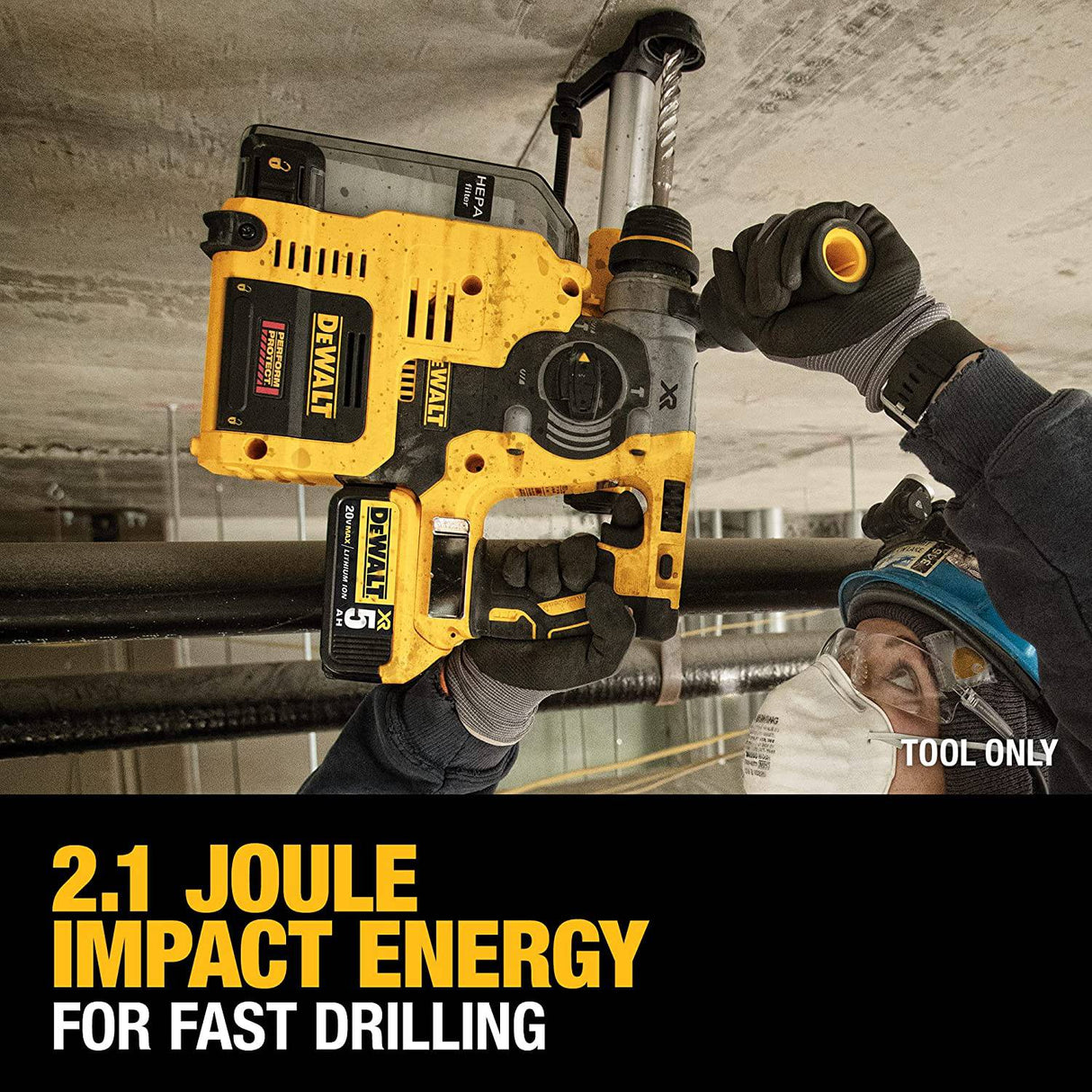 DEWALT 20V MAX* SDS Taladro percutor giratorio, solo herramienta (DCH273B) - DIGVICE MX