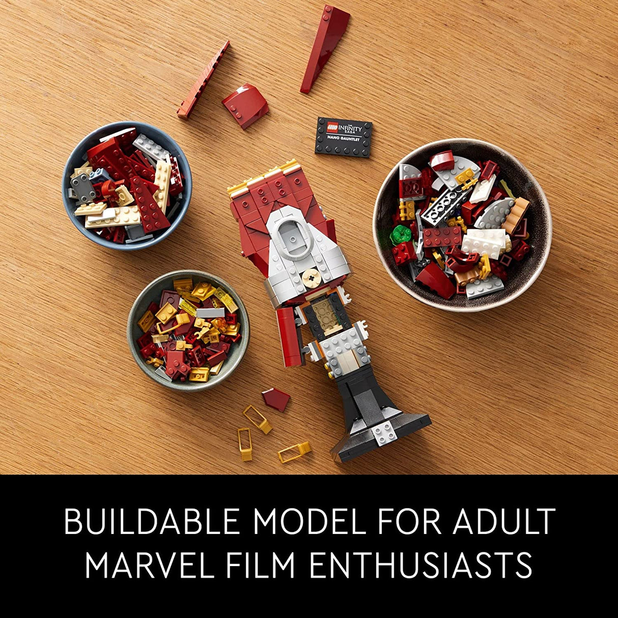 LEGO Marvel Nano Gauntlet 76223 Iron Man Building Set para adultos (680 piezas)