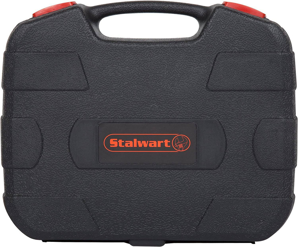Stalwart - 75-PT1000 Destornillador giratorio 45 piezas. Herramienta eléctrica inalámbrica giratoria con batería recargable de 3,6 V, luces LED, brocas, enchufes y estuche de color negro - DIGVICE MX