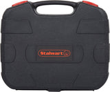Stalwart - 75-PT1000 Destornillador giratorio 45 piezas. Herramienta eléctrica inalámbrica giratoria con batería recargable de 3,6 V, luces LED, brocas, enchufes y estuche de color negro - DIGVICE MX