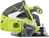 Ryobi One P505 Sierra circular inalámbrica de iones de litio de 18 V, 5 1/2" y 4700 RPM (batería no incluida, solo herramienta eléctrica), verde - DIGVICE MX