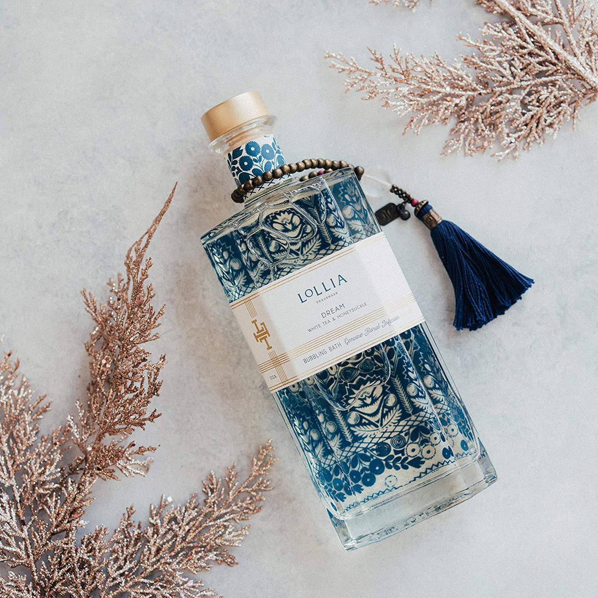 Lollia Dream Baño de burbujas | Relaje el cuerpo, la mente y el alma con un escape fragante | suave e hidratante | Ingredientes Hidratantes | 24 onzas líquidas / 709,7 ml
