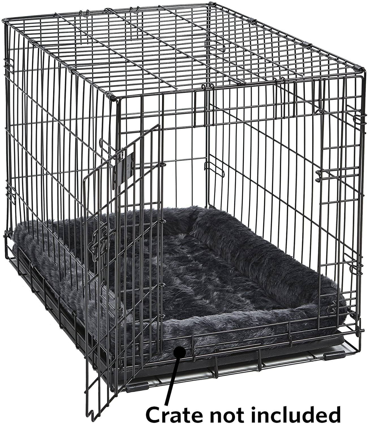 MidWest Bolster - Cama para mascotas | Camas para perros ideales para cajas de metal para perros | Lavar a máquina y secar - DIGVICE MX