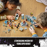 LEGO Marvel Iron Man Armory 76216 Juego de juguetes de construcción para niños, niños y niñas a partir de 7 años (496 piezas)