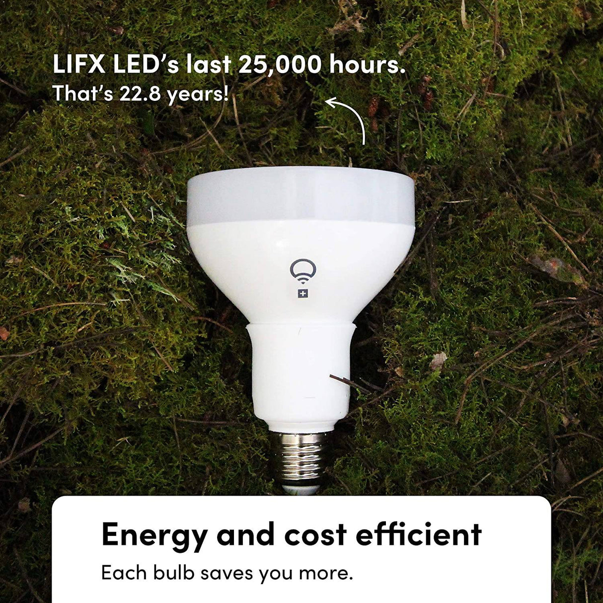 LIFX - Bombilla BR30 de 1100 lúmenes de visión nocturna - DIGVICE MX