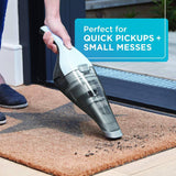 BLACK+DECKER Beyond Aspiradora inalámbrica de mano, sin cable, azul hielo, mini aspiradora (número de modelo: HNVC215B12AEV) - DIGVICE MX