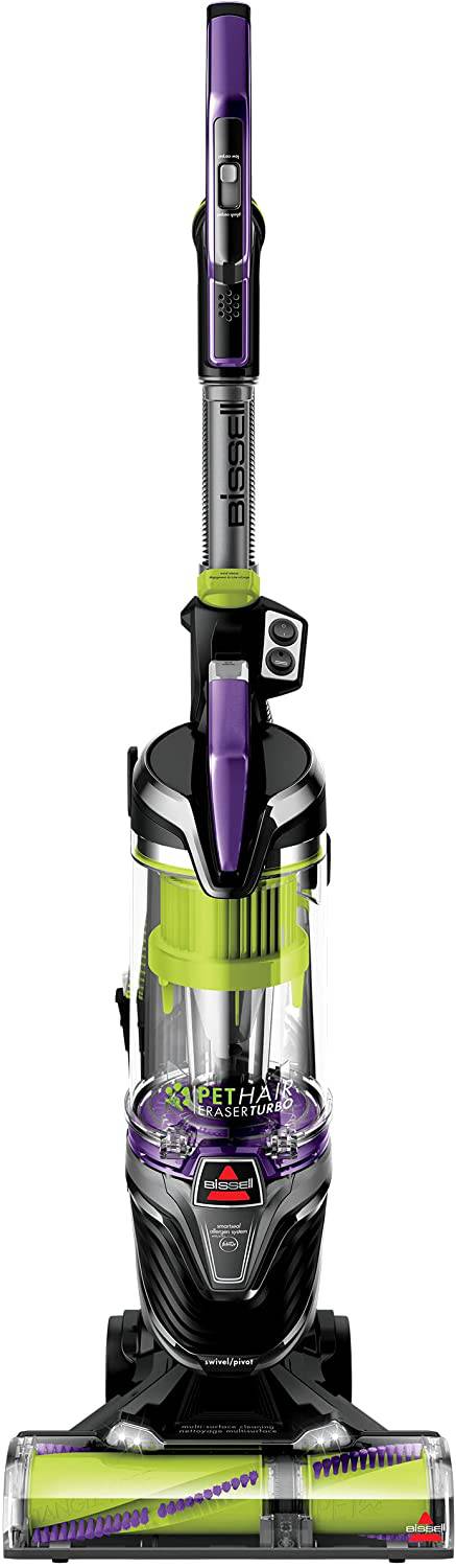 BISSELL 24613 Pet Hair Eraser Turbo Plus Aspiradora liviana, cepillo giratorio sin enredos, potente recogedor de pelo de mascotas, sistema SmartSeal Allergen, fácil vaciado - DIGVICE MX
