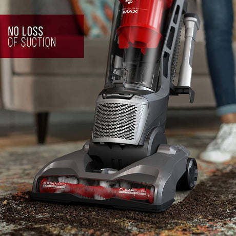 Dirt Devil Endura Max UD70174B - Aspiradora vertical sin bolsa para alfombras y suelos duros, potente, ligera, con cable, color rojo - DIGVICE MX
