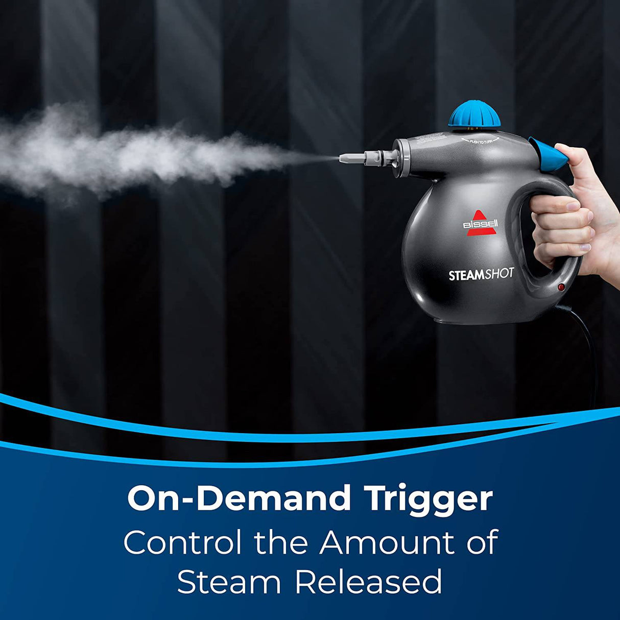 Bissell SteamShot Limpiador a vapor para superficies duras con desinfección natural, herramientas multisuperficie incluidas para eliminar la suciedad, la mugre, la grasa y más, 39N7V - DIGVICE MX