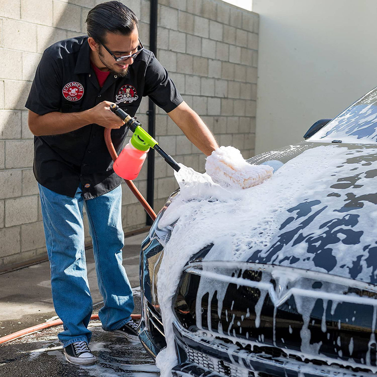 Chemical Guys ACC_326 - Pistola de lavado de espuma Torq Foam Blaster 6 - El último limpiador de espuma para lavado de autos que se conecta a cualquier manguera de jardín