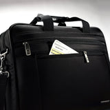 Samsonite - Classic Maletín delgado para computadora portátil, negro, 16 x 2 x 12 pulgadas