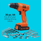 Black + Decker - Taladro inalámbrico (20 V MAX) - DIGVICE MX